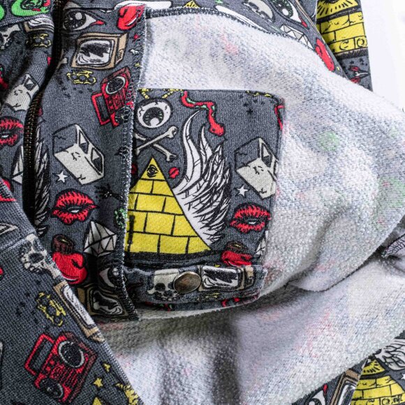 Ryan Sheckler Volcom Full Zip Hoodie Jesse Pinkman Breaking Bad Sweatshirt Small - Picture 7 of 15